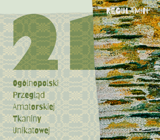 grafika 21 Przeglądu Artystycznej Tkaniny Unikatowej