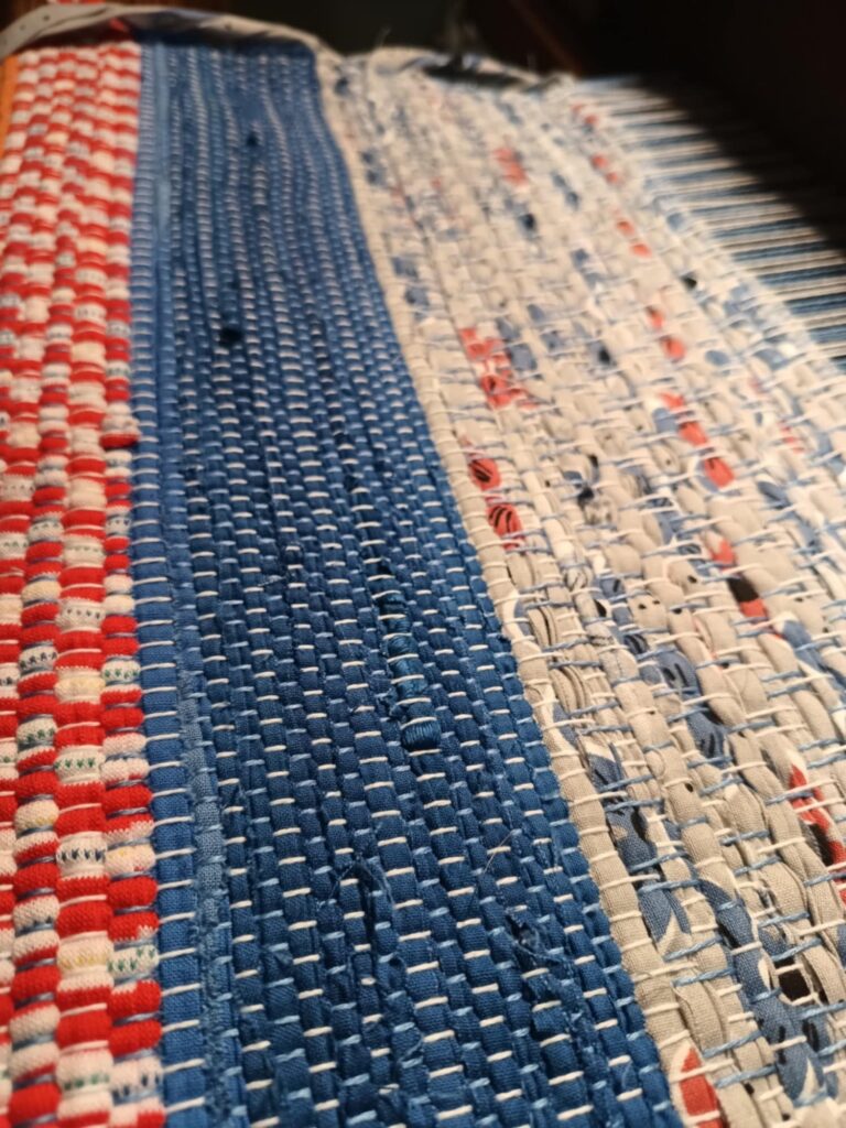 Ameryka lat 50tych, chodnik tzw. szmaciak, wykonała Urszula Mendryk