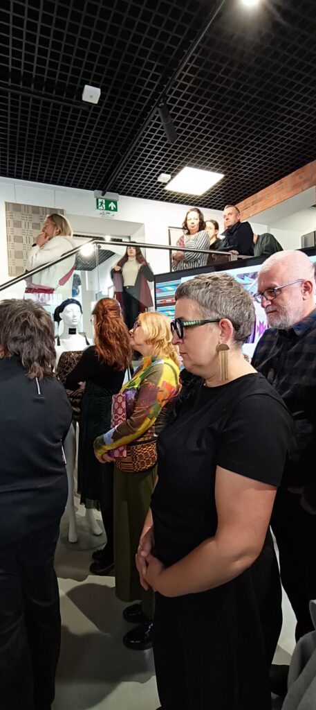 Podsumowanie Ogólnopolskiego konkursu na tkaninę przetykaną. Fot. Aleksandra Staszak