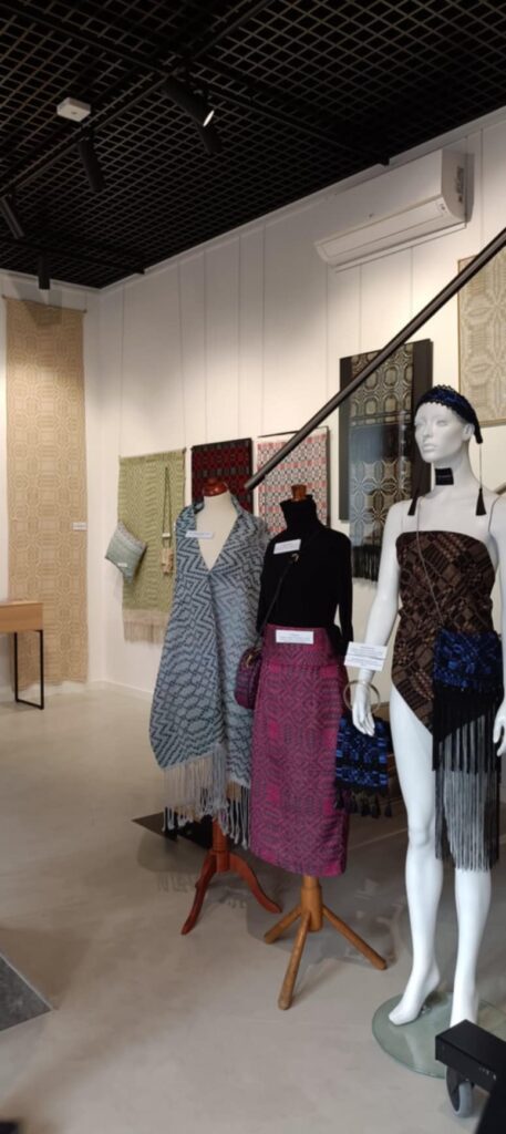 Podsumowanie Ogólnopolskiego konkursu na tkaninę przetykaną. Fot. Aleksandra Staszak